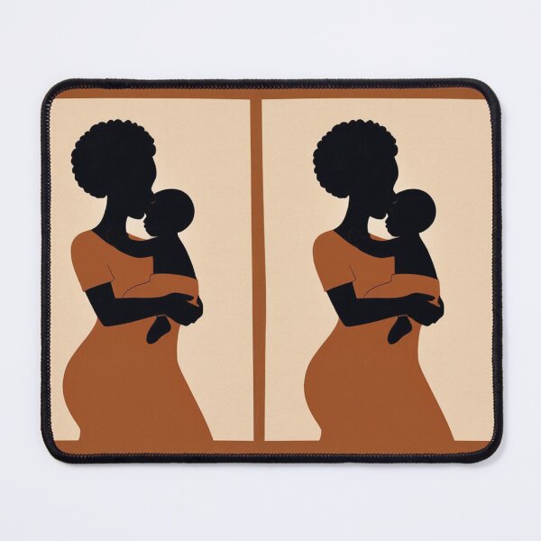 Item preview, Art - Afrocentric Illustration, Maternal Tenderness and Pride designed and sold by AnimeShin.