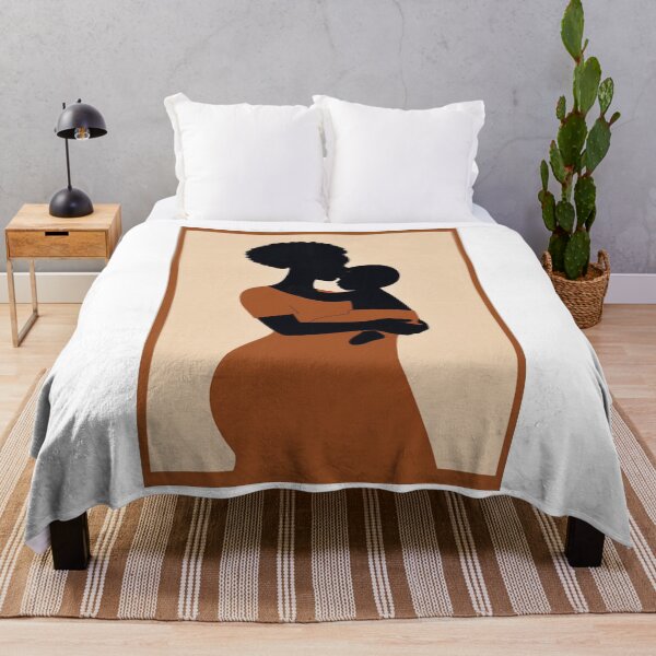 Item preview, Art - Afrocentric Illustration, Maternal Tenderness and Pride designed and sold by AnimeShin.