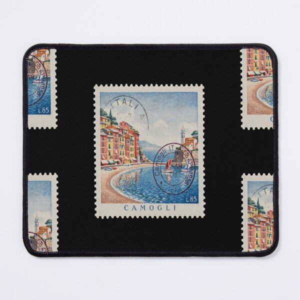 Item preview, Camogli Italy Ligurian Coast Postage Stamp Travel Sticker designed and sold by stickercuffs.