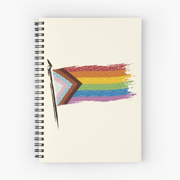 Item preview, Pride Rainbow Flag Japanese Texture Ink designed and sold by Tobe Fonseca®.