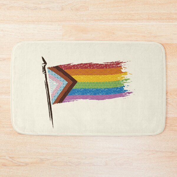 Item preview, Pride Rainbow Flag Japanese Texture Ink designed and sold by Tobe Fonseca®.