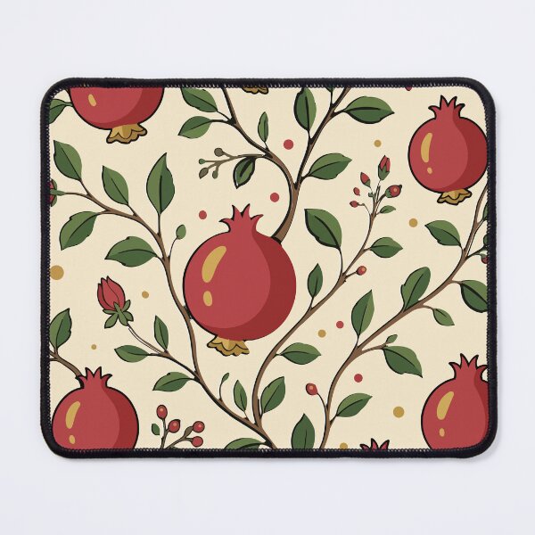 Item preview, Vintage Pomegranate Botanical Floral Pattern designed and sold by Beans' Art Studio.