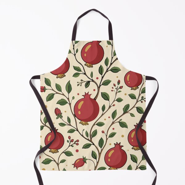 Item preview, Vintage Pomegranate Botanical Floral Pattern designed and sold by Beans' Art Studio.