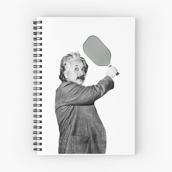 Item preview, Einstein playing pickleball? Smart guys do! designed and sold by wabisabi-design.