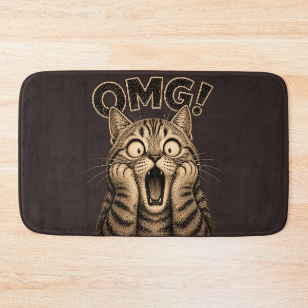 Item preview, OMG! Shocked Cat designed and sold by lbl-shop.