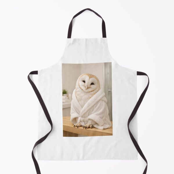 Item preview, Cozy Bathrobe Barn Owl designed and sold by Sillytoe.