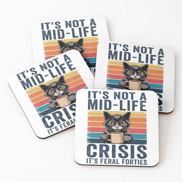 Item preview, It's Not a Mid-Life Crisis It's Feral Forties Funny 40th Birthday Shirt | Wild Forty Club Gift | Midlife Humor Design designed and sold by 76Valeria.