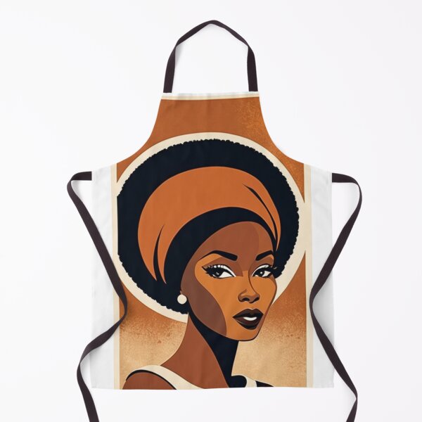 Item preview, Art - Black Woman with Afro Hairstyle, Vintage Aesthetic designed and sold by AnimeShin.