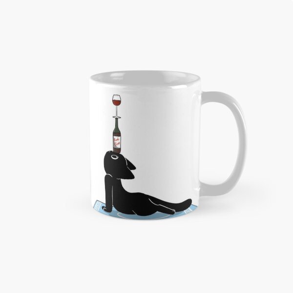 Item preview, Funny Black Cat Balancing Red Wine Cobra Posе designed and sold by     Pink Chaos Club.