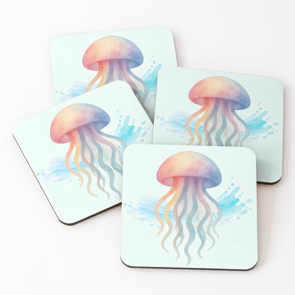 Item preview, Watercolor Jellyfish  designed and sold by DariaCraft.