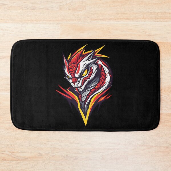 Item preview, Aggressive Red Snake Head Vector Mascot designed and sold by UrbanPrts.