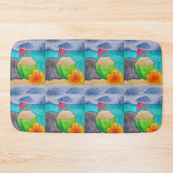 Item preview, Tropical coconut escape  designed and sold by Paintedhues.