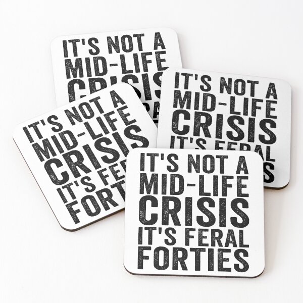 Item preview, It's Not a Mid-Life Crisis It's Feral Forties Funny 40th Birthday Shirt | Wild Forty Club Gift | Midlife Humor Design designed and sold by 76Valeria.