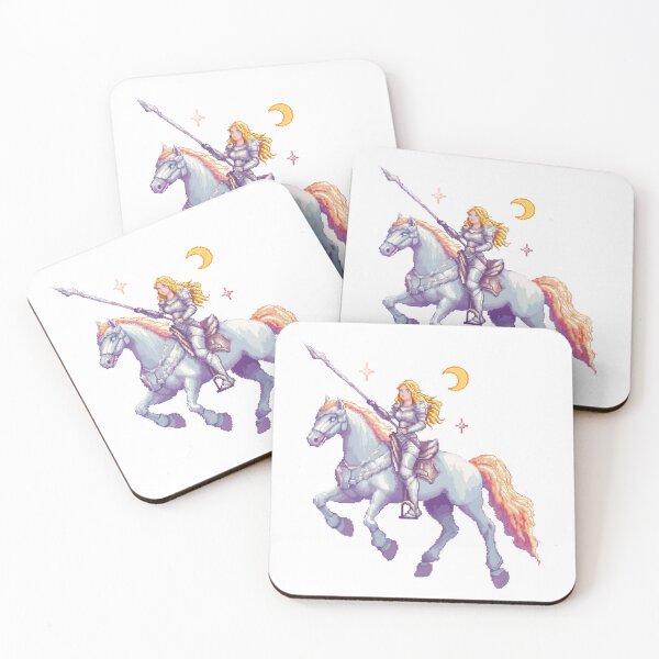 Item preview, Video Game Female Knight Pixel Art designed and sold by ice-apparel.