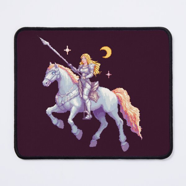 Item preview, Video Game Female Knight Pixel Art designed and sold by ice-apparel.