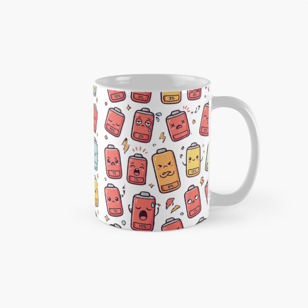 Item preview, Kawaii Tech Collection #002 | Low Battery designed and sold by LogicLoop.