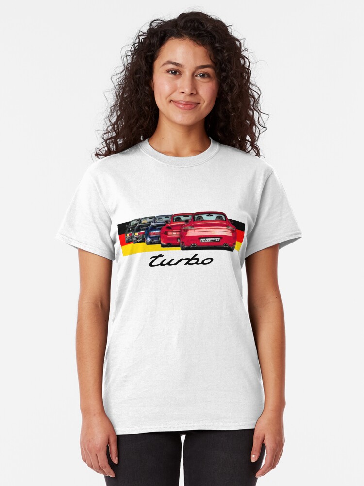 Alternate view of Shift Shirts Turbo Generations – 911 Turbo Inspired Classic T-Shirt