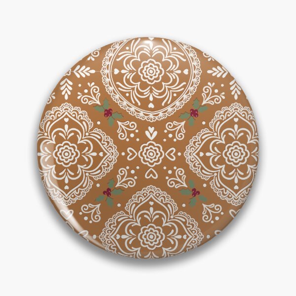 Item preview, Gingerbread Christmas Ornament Pattern designed and sold by Beans' Art Studio.