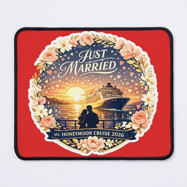 Item preview, Just Married Honeymoon Cruise 2026 Romantic Travel designed and sold by Modefissi.