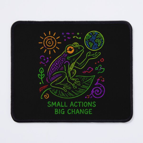 Item preview, Climate change Aztec Frog designed and sold by Applecrunch.