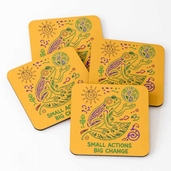 Aperçu de l'œuvre Changement climatique Grenouille aztèque créée et vendue par Applecrunch.