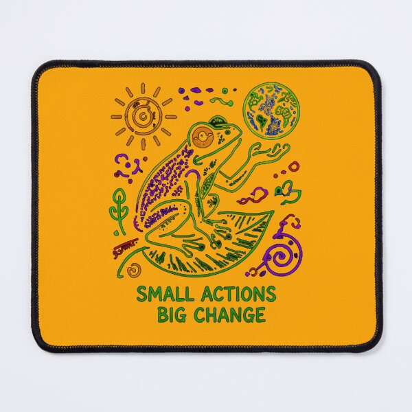 Item preview, Climate change Aztec Frog designed and sold by Applecrunch.