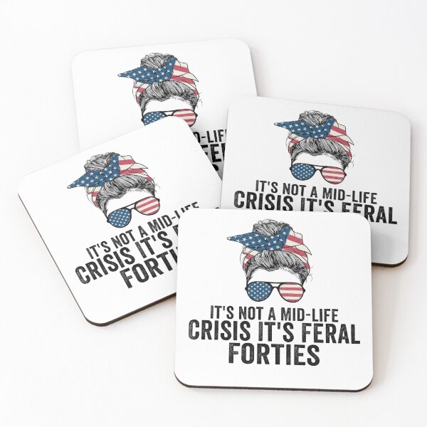 Item preview, It's Not a Mid-Life Crisis It's Feral Forties Funny 40th Birthday Shirt | Wild Forty Club Gift | Midlife Humor Design designed and sold by 76Valeria.