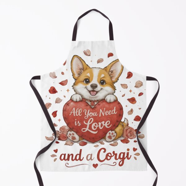 Item preview, Cute Corgi Valentine Love Heart Shirt, All You Need is Love and a Corgi Tee, Corgi Gift for Valentine and Dog Lovers designed and sold by Wearable Canvas...