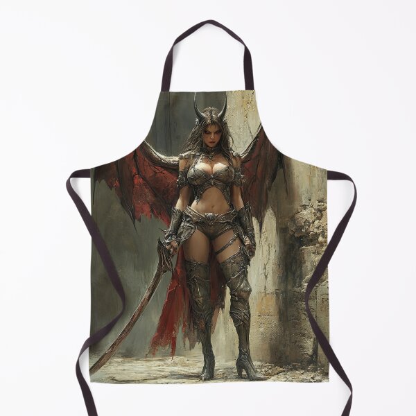 Item preview, Crimson Winged Sentinel – Dark Fantasy Warrior designed and sold by TheOosh.