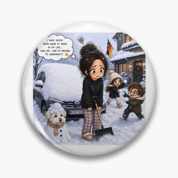 Item preview, I Was Never Good at Snow — Expat Mom in Winter designed and sold by Wanderers Press.