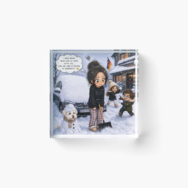 Item preview, I Was Never Good at Snow — Expat Mom in Winter designed and sold by Wanderers Press.