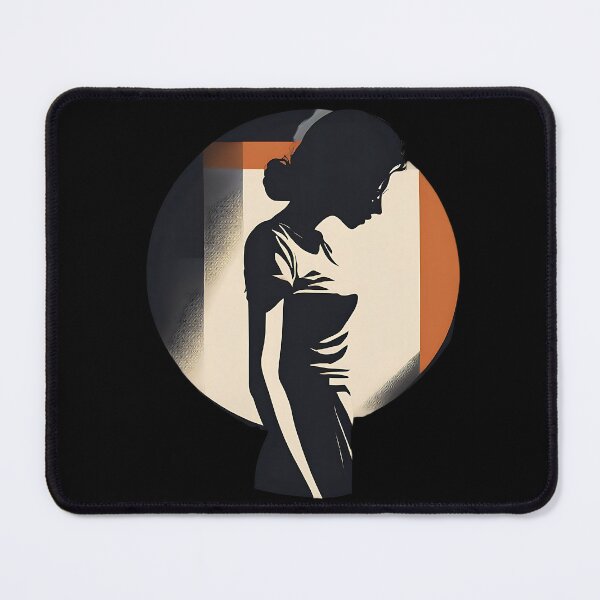 Item preview, Minimalist Woman Silhouette Art Deco designed and sold by UrbanPrts.