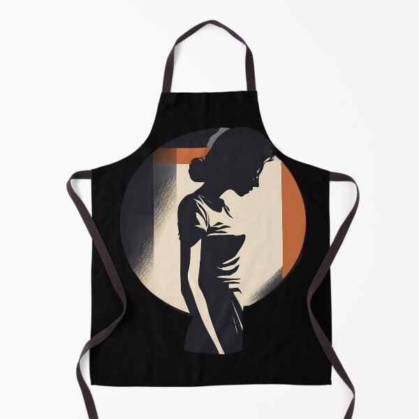 Item preview, Minimalist Woman Silhouette Art Deco designed and sold by UrbanPrts.