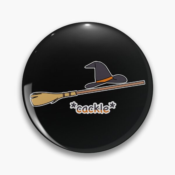 Item preview, Witch hat on a broom designed and sold by Dannie's Gallery.