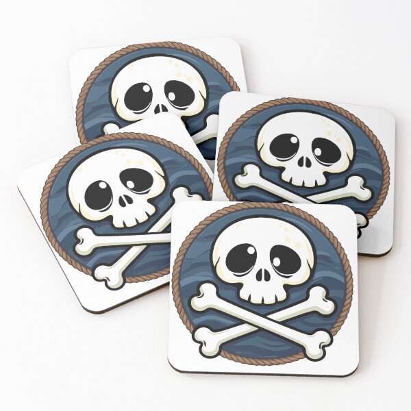 Item preview, Cute Cartoon Pirate Skull & Crossbones Nautical Beach designed and sold by SaltCreatives.