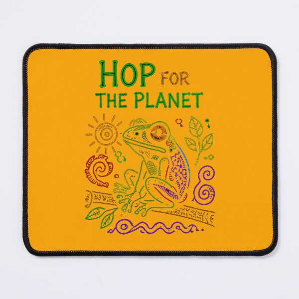 Item preview, Global warming Aztec Frog designed and sold by Applecrunch.