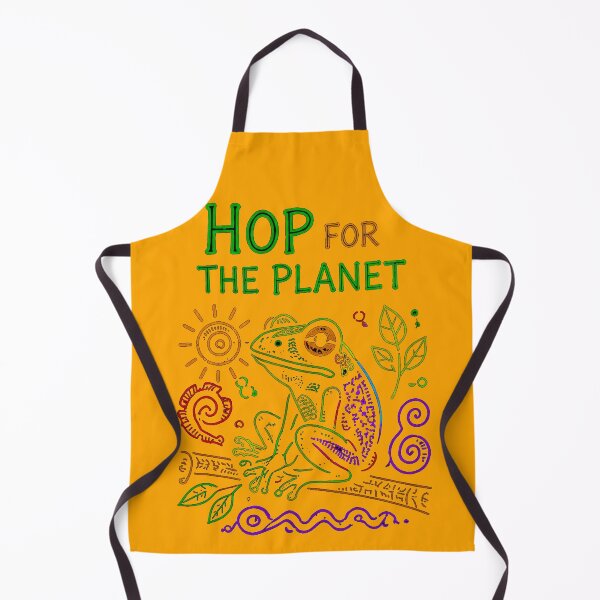 Item preview, Global warming Aztec Frog designed and sold by Applecrunch.