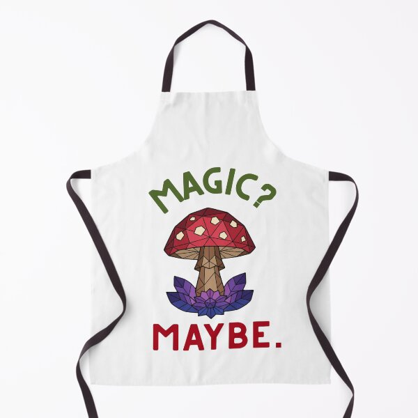 Item preview, Magic Maybe Geometric Mushroom Funny  designed and sold by Inka Moon Design.