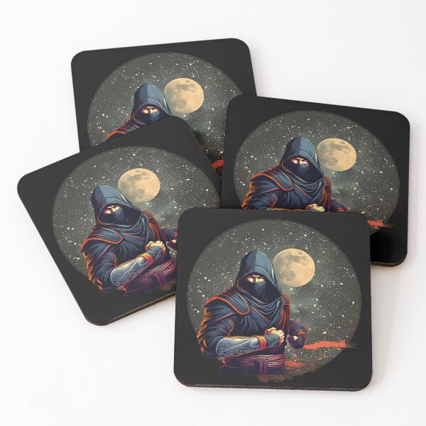 Item preview, Dark Fantasy Ninja Assassin Moonlit Night designed and sold by UrbanPrts.