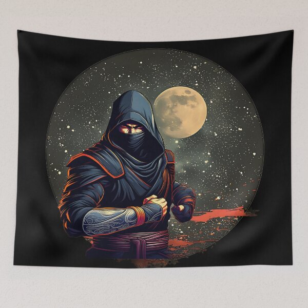 Item preview, Dark Fantasy Ninja Assassin Moonlit Night designed and sold by UrbanPrts.