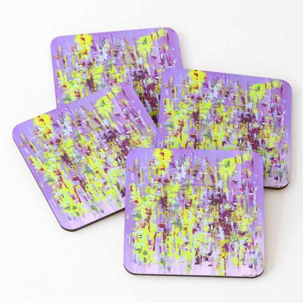 Item preview, Urban Abstract Neon - Purple, Fluorescent Yellow and Burgundy designed and sold by Ingorgia Studio.