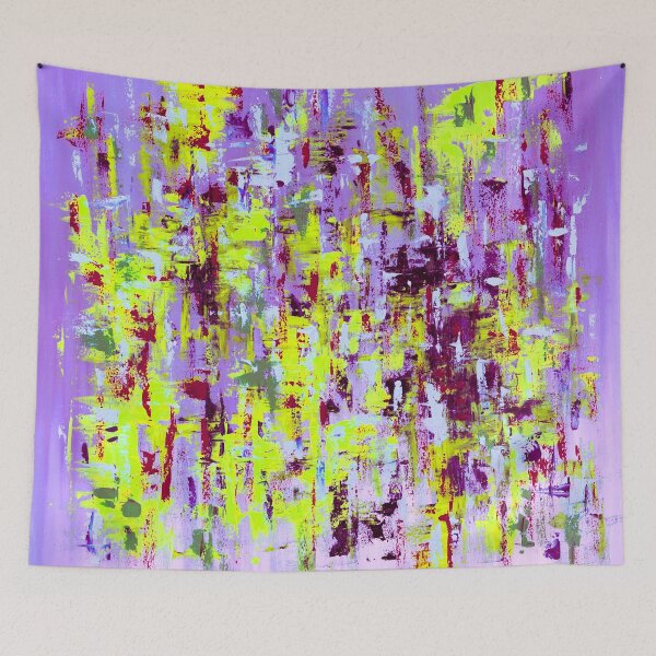 Item preview, Urban Abstract Neon - Purple, Fluorescent Yellow and Burgundy designed and sold by Ingorgia Studio.
