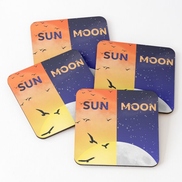 Item preview, Sun & Moon | Day and Night Minimalist Aesthetic Design designed and sold by LeonixPrint.