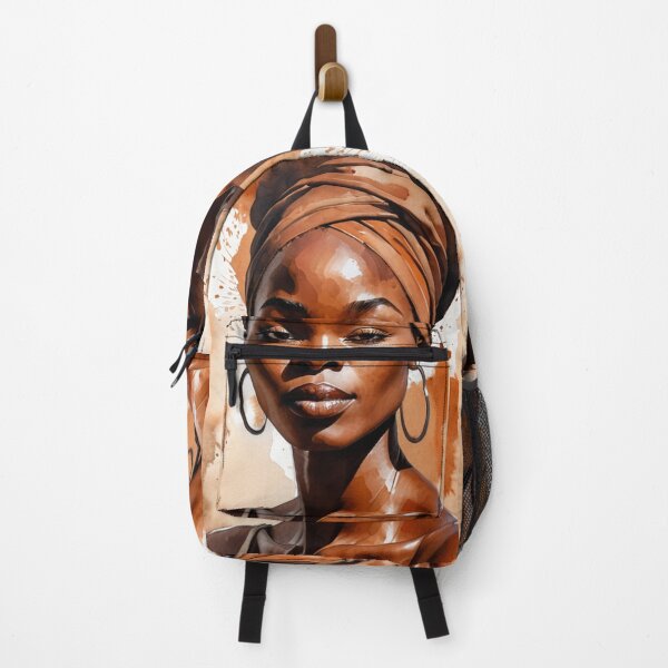 Item preview, Art - Portrait of a Black Woman, Afro-Modern Aesthetic designed and sold by AnimeShin.