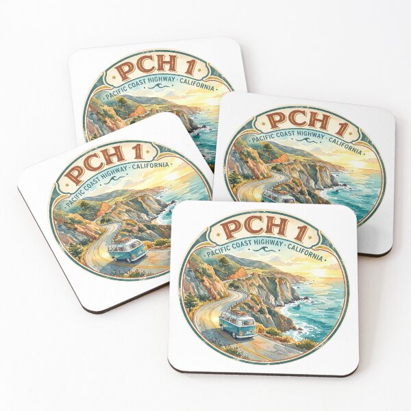 Item preview, PCH1 Pacific Coast Highway California Dream Road Trip  designed and sold by Modefissi.