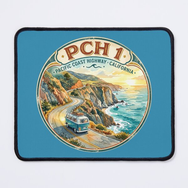 Item preview, PCH1 Pacific Coast Highway California Dream Road Trip  designed and sold by Modefissi.