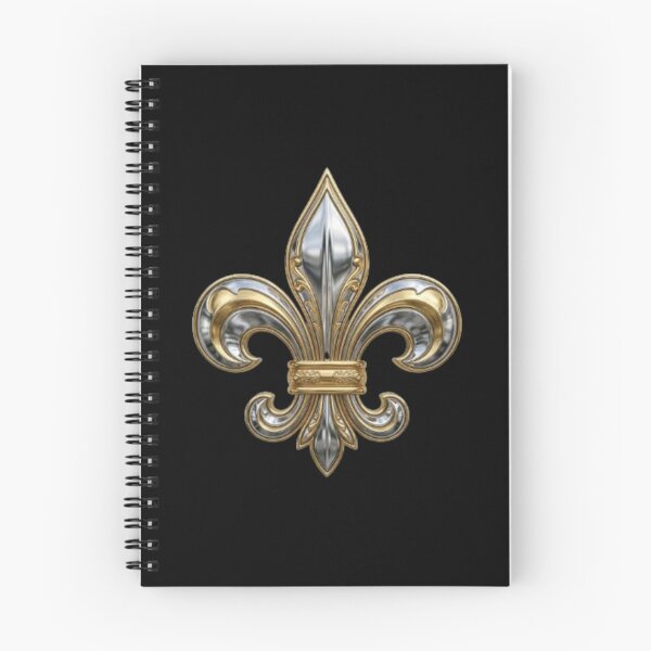 Item preview, Fleur De Lys 3D Metal Chrome Silver Gold Metallic Emblem Design designed and sold by ProjectNoah.