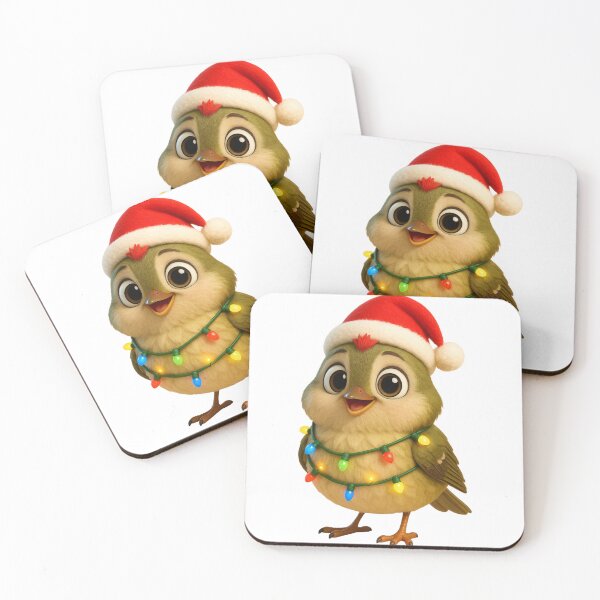 Item preview, Christmas Ruby-Crowned Kinglet designed and sold by Sillytoe.