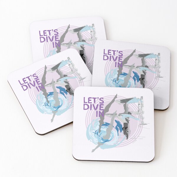 Item preview, Let's Dive In PURPLE designed and sold by Grafickilli.