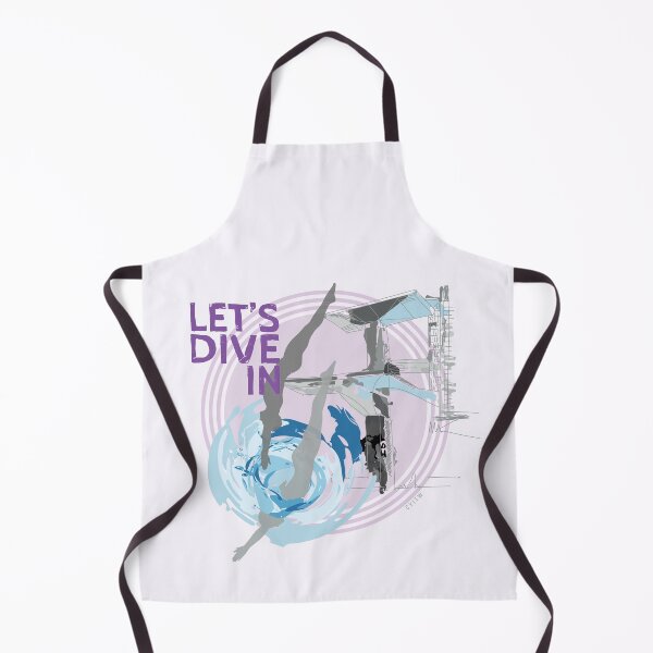 Item preview, Let's Dive In PURPLE designed and sold by Grafickilli.